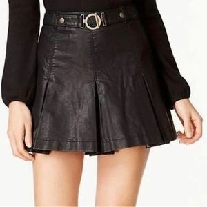 Black Leather Skirt